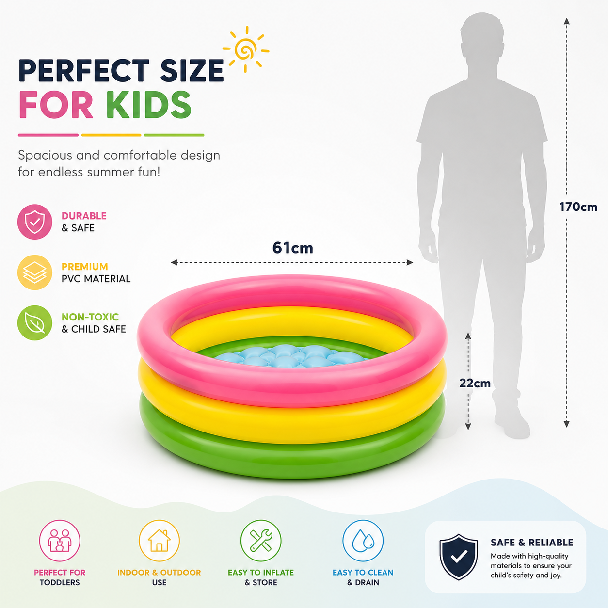 Baby swimming pool 2ft