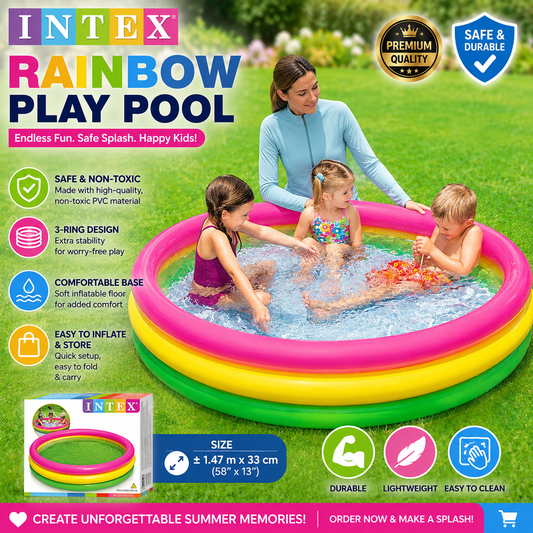 Intex Rainbow Play Pool 5ft