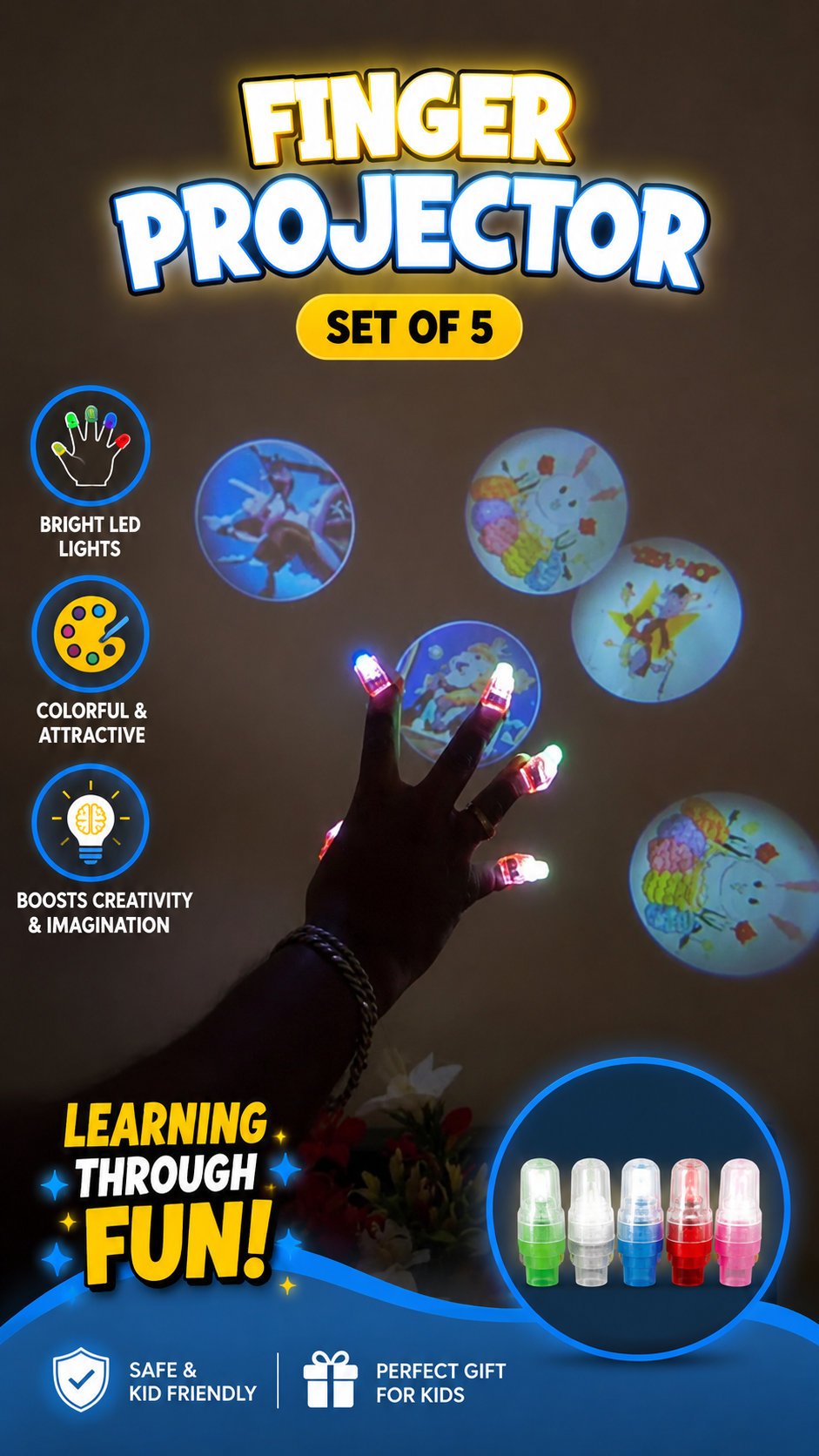 Led Finger Projector
